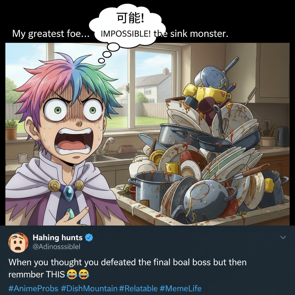 Me trying to use anime logic to solve my real-life problems. Spoiler: it doesn't work.