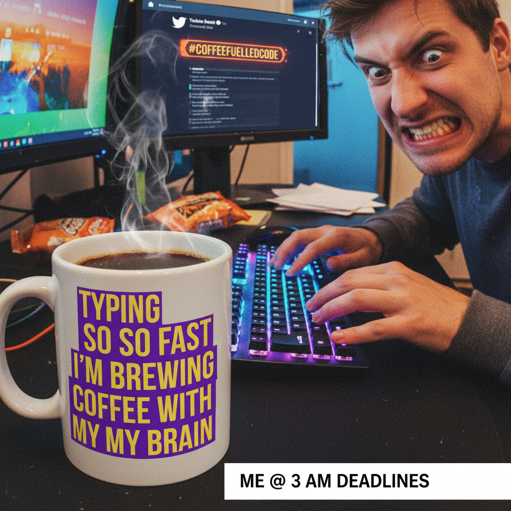 My blood type is coffee. My personality type is 'needs more coffee.' #CoffeeAddict