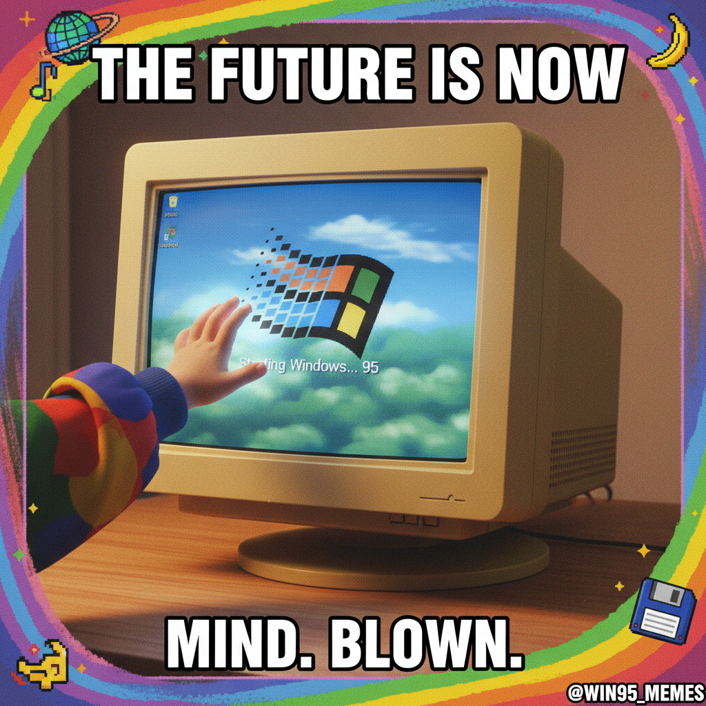 Hearing the Windows 95 startup sound just unlocked 100 core memories.