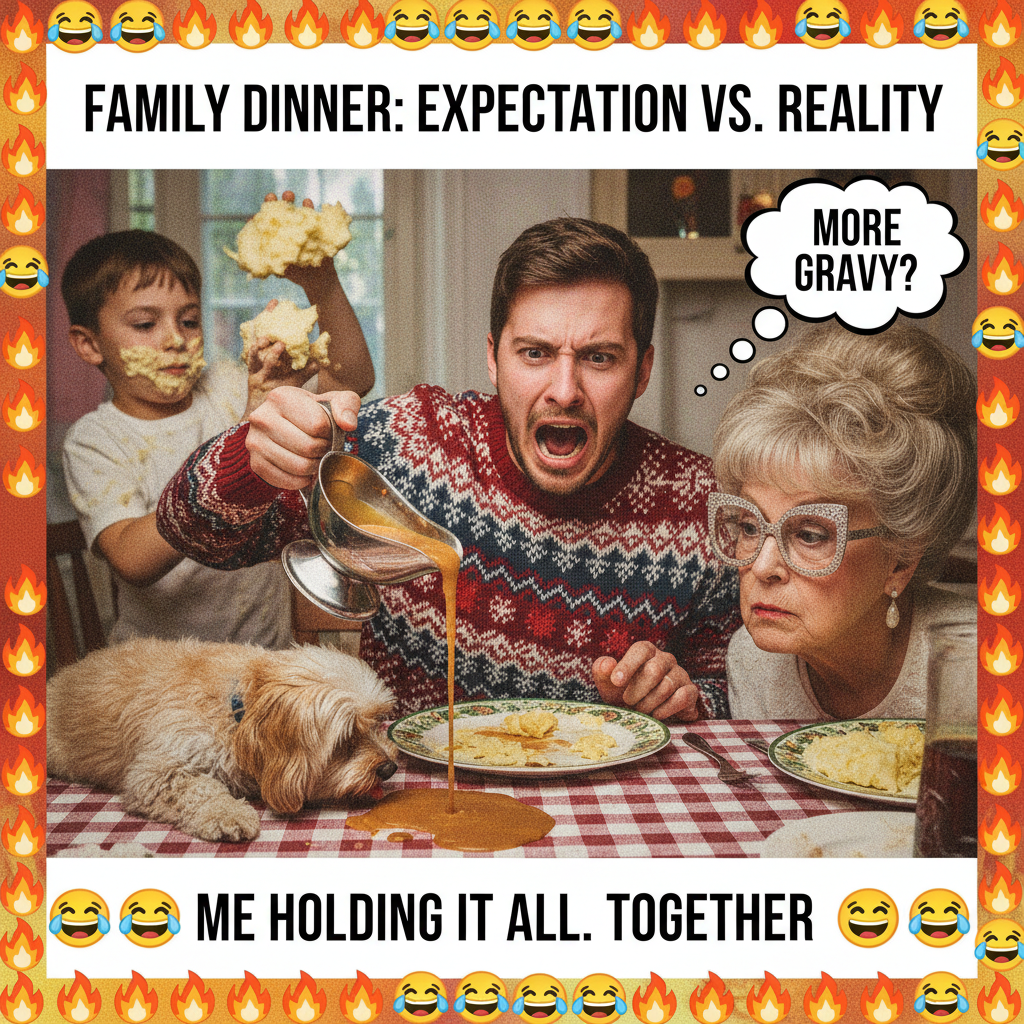 Aunt Carol just asked why I'm still single. Pass the gravy, please.