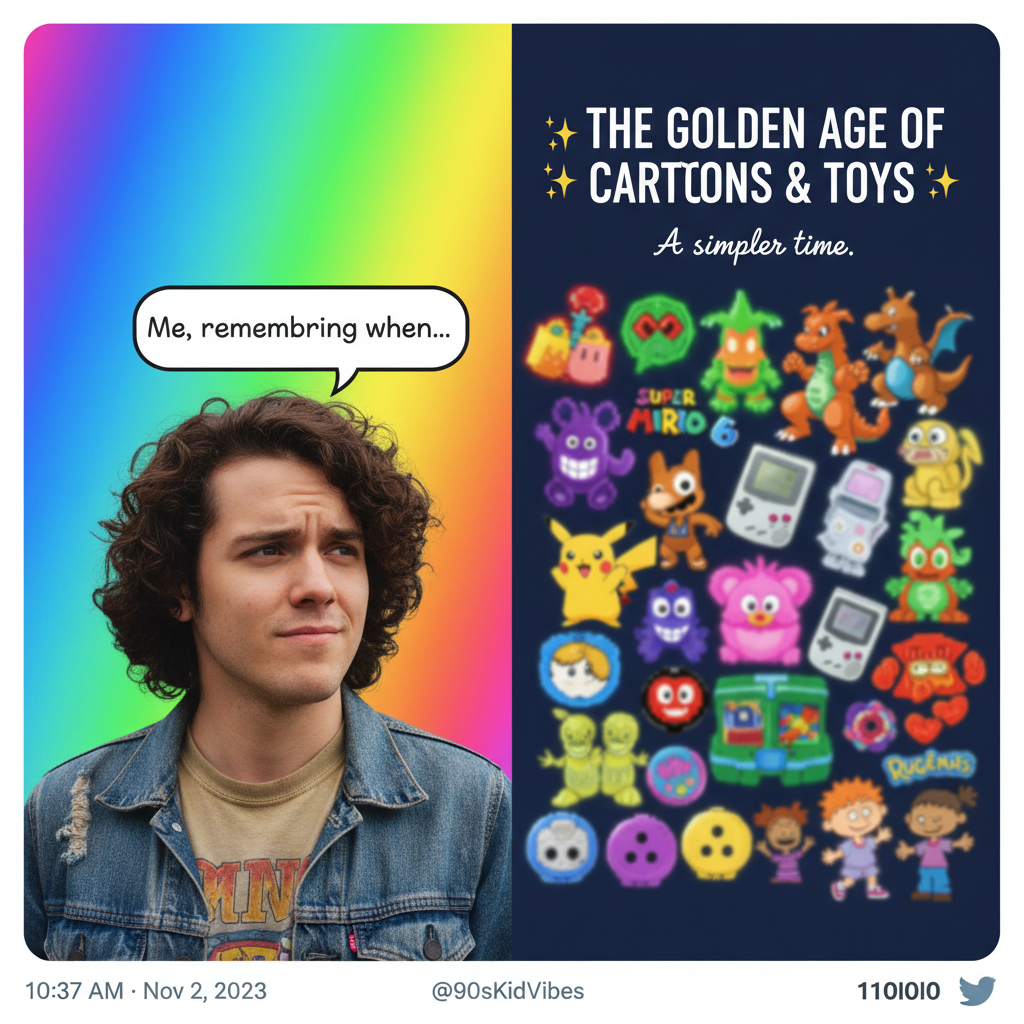 Just heard a song from my childhood and now I'm questioning all my life choices. #Nostalgia