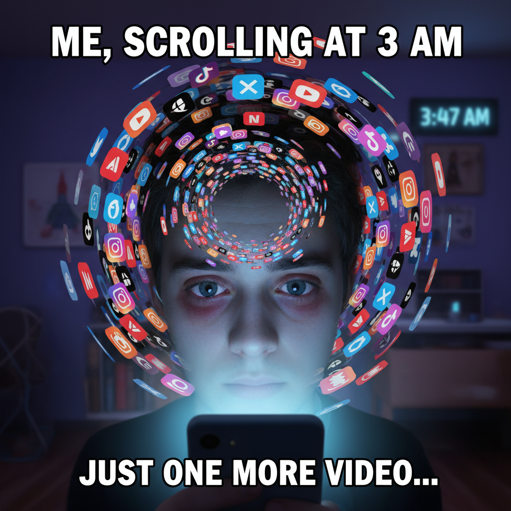 My screen time report is basically a documentary of my descent into social media madness.