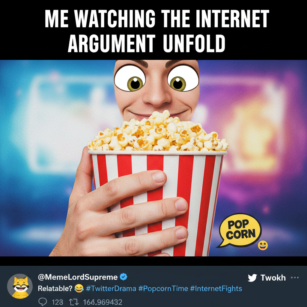 Me watching literally any celebrity drama unfold: *insert popcorn GIF here*