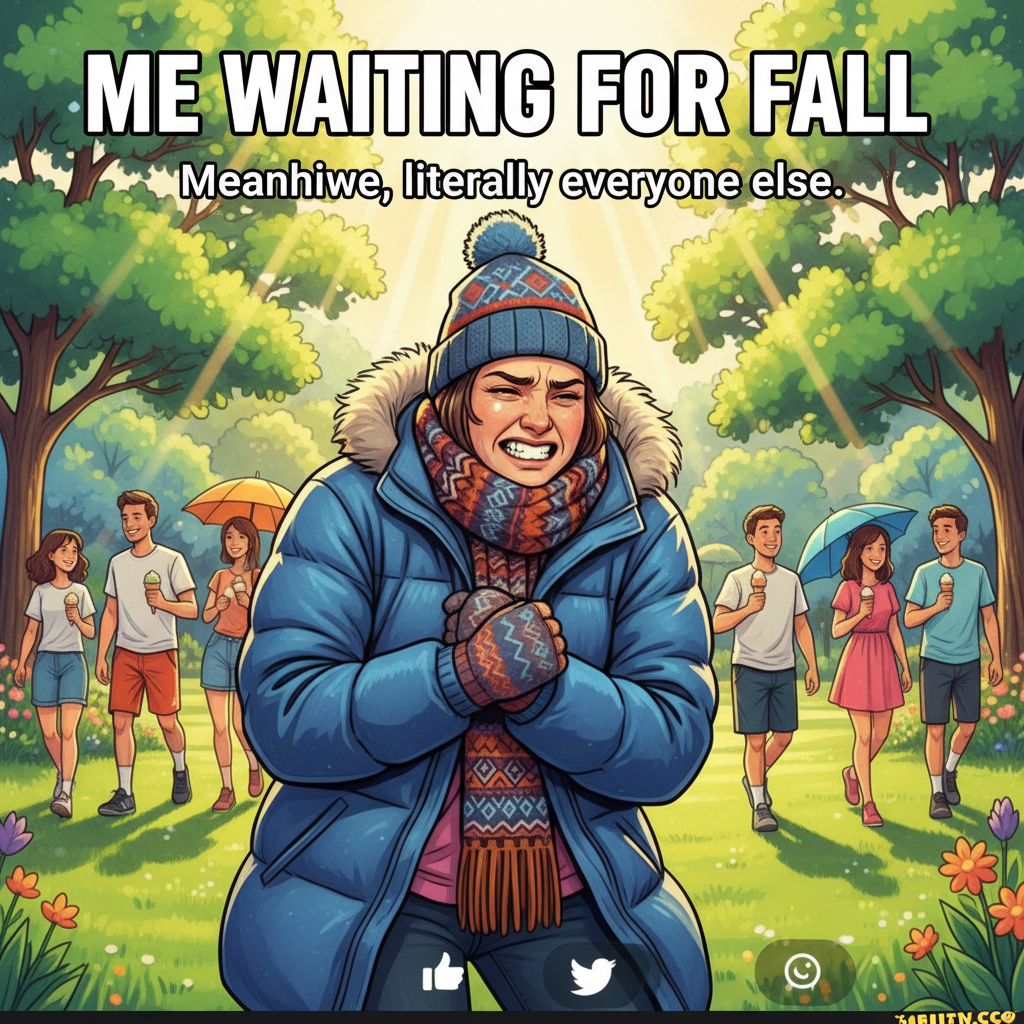 It's 70 degrees and sunny. Someone in my city is still complaining it's too cold.