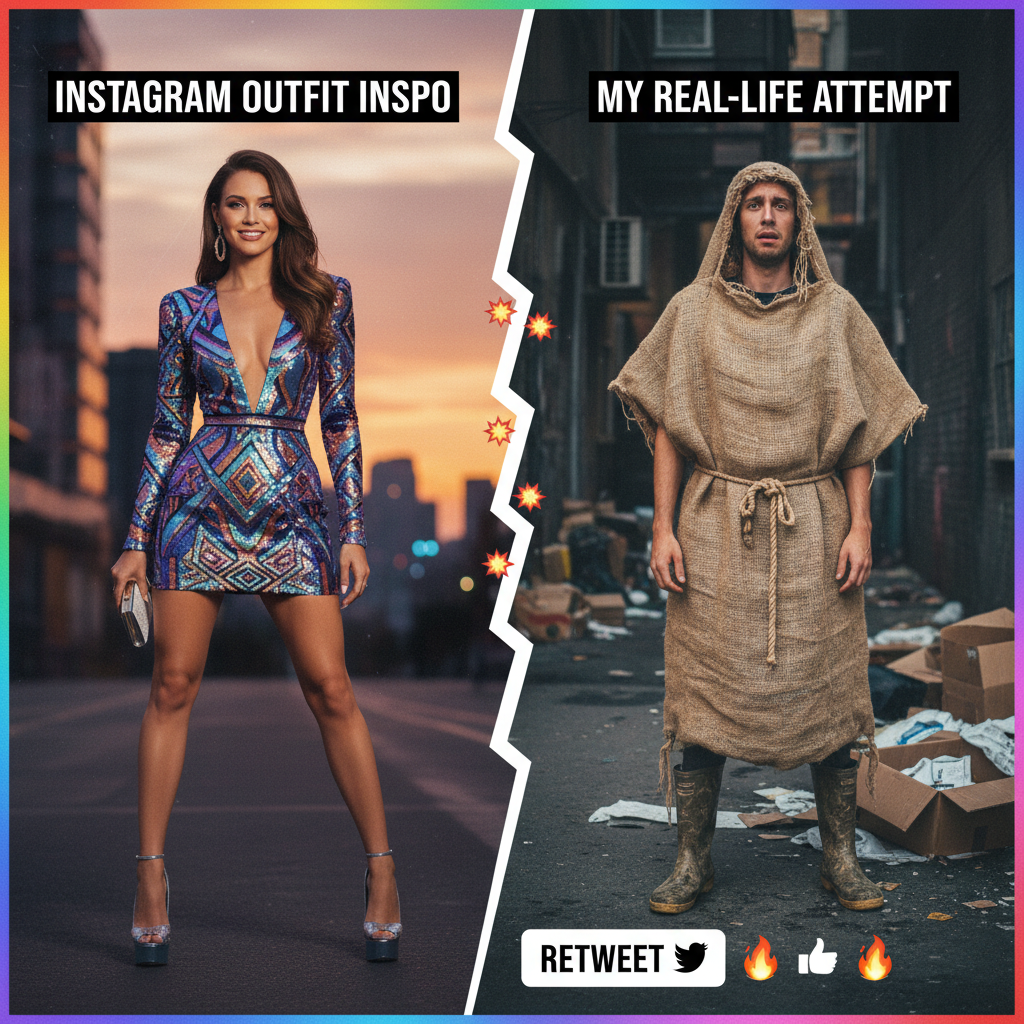 Ordered a 'chic mini dress'. Got a potato sack. My disappointment is immeasurable.