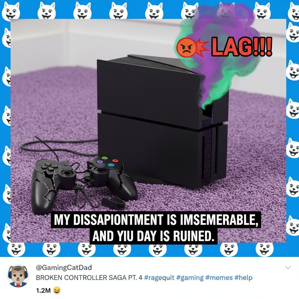 Just smashed my controller after losing to a level 1 bot. I need a new hobby.