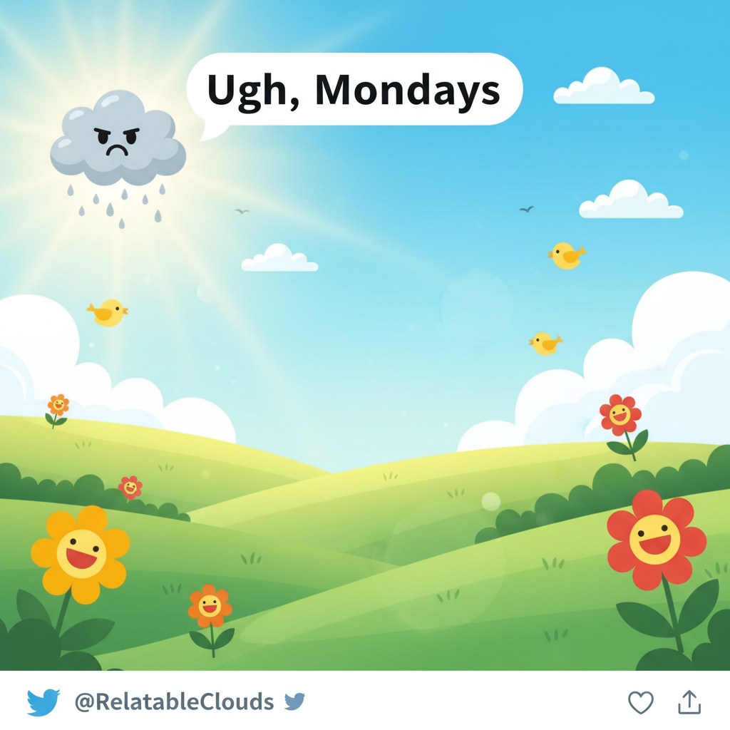 It's 70 degrees, sunny, and someone STILL found a way to complain about the weather.