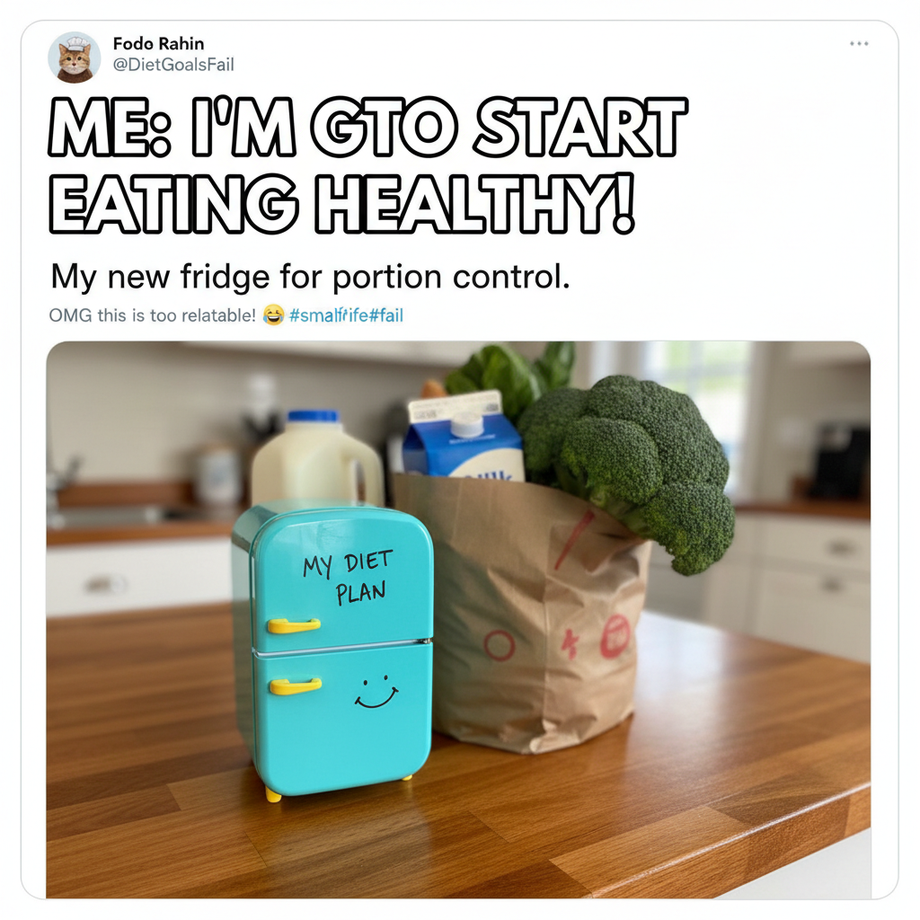 Ordered a 'mini' fridge. Got a fridge for my hamster. Send help. 💀