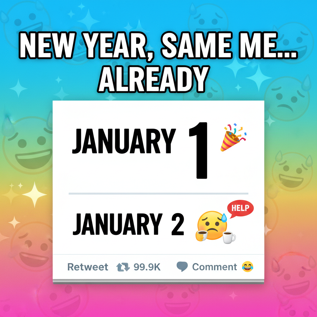 My New Year's resolution lasted until January 2nd. New record! 🎉