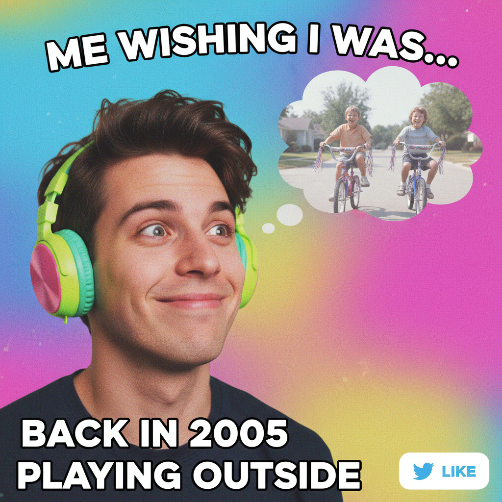 Hearing that one song from my childhood makes me instantly 5 again.