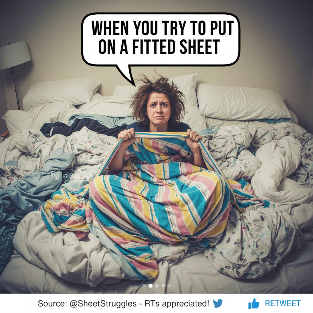 Just spent 3 hours trying to fold a fitted sheet. Adulting is a scam.