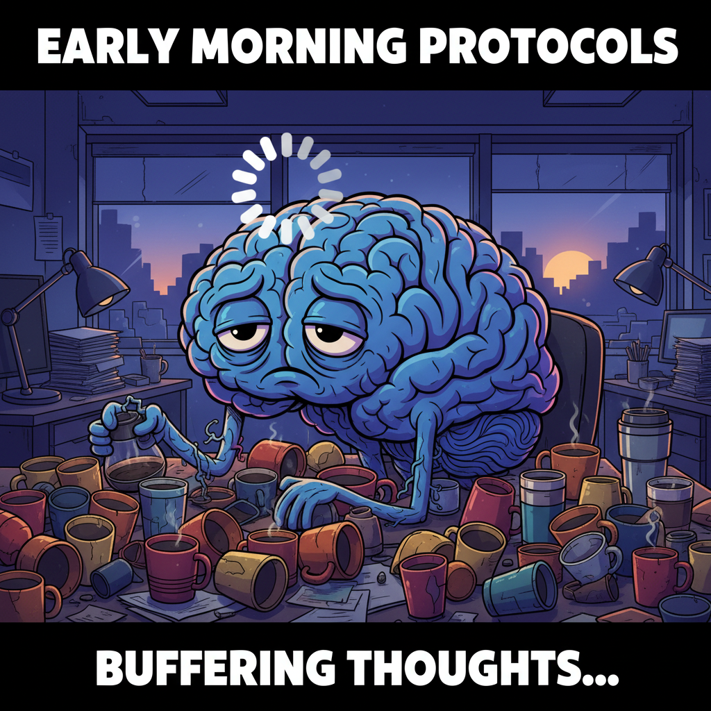 My brain on Monday morning trying to load the first thought of the day. ⏳ buffering...
