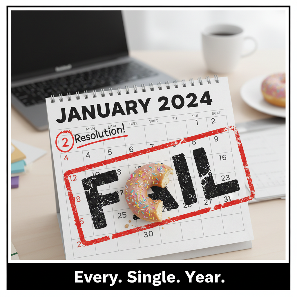 My New Year's resolution lasted exactly 3 days. Send snacks, not judgment. 🍩