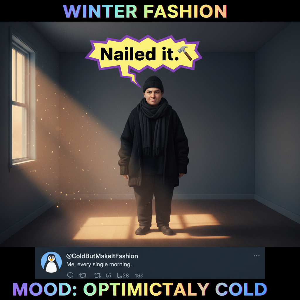 My therapist told me to embrace the darkness. So I bought more black clothes. #SeasonalAffective