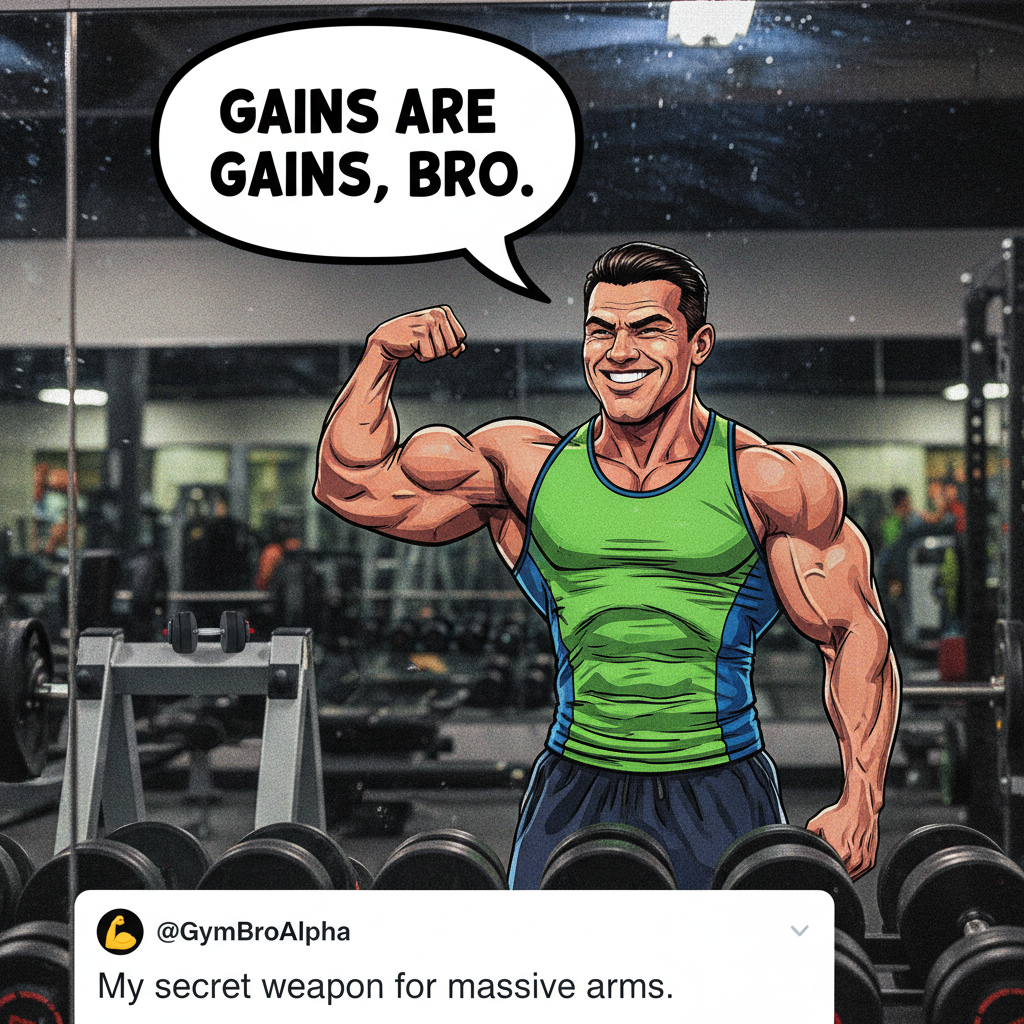Went to the gym for 5 mins, now I'm flexing in every mirror. Gains are temporary, ego is forever.