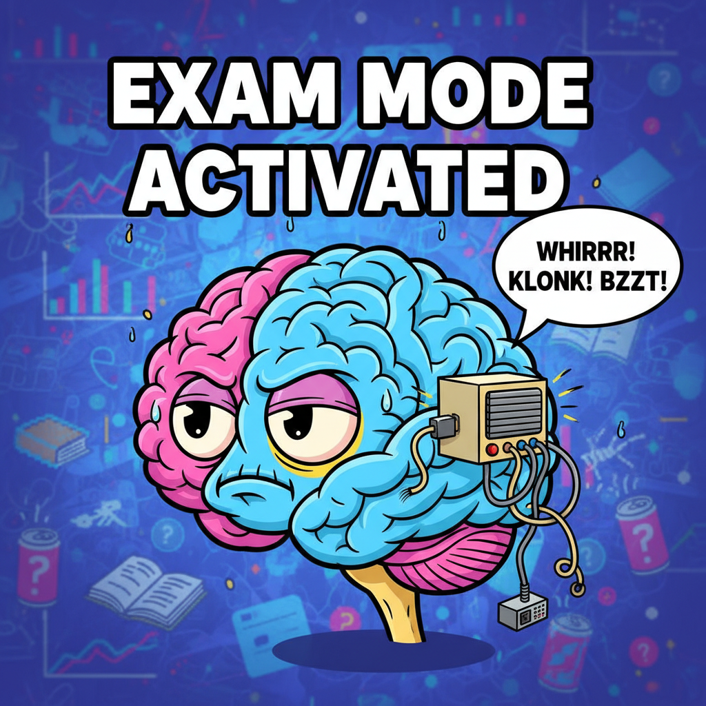 My brain cells during exam season: *dial-up modem sounds*