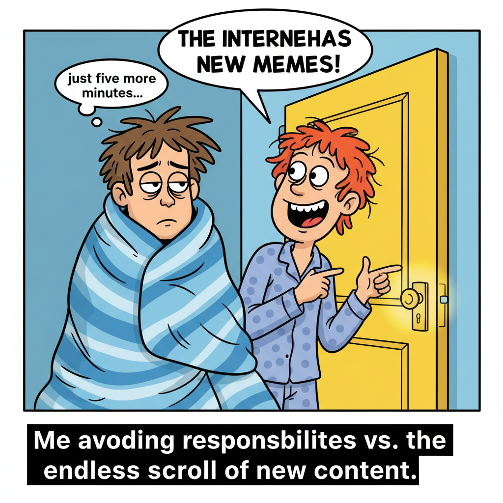 Extrovert: 'Let's go out!' Introvert: *pretends to be asleep*