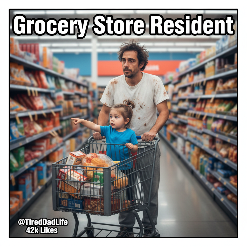 My toddler just asked if I live at the grocery store because I'm always there. Send help.