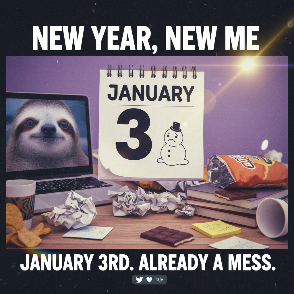 My New Year's resolution to 'be more organized' lasted until Jan 3rd. Send help.