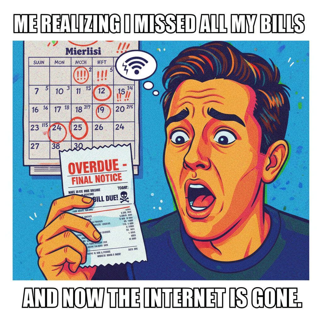 Just paid a bill I forgot about. Adulting is basically a surprise subscription service.