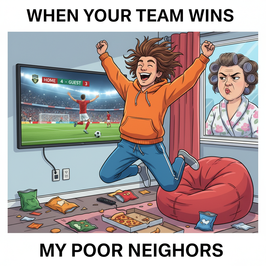 My team scored. My neighbor heard me from 3 blocks away. Worth it.