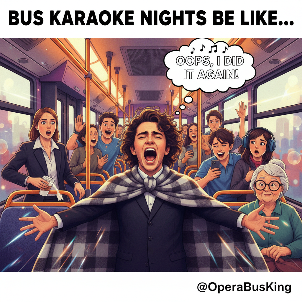 Just witnessed a full-blown opera performance on the bus. My commute is never boring. #PublicTransport