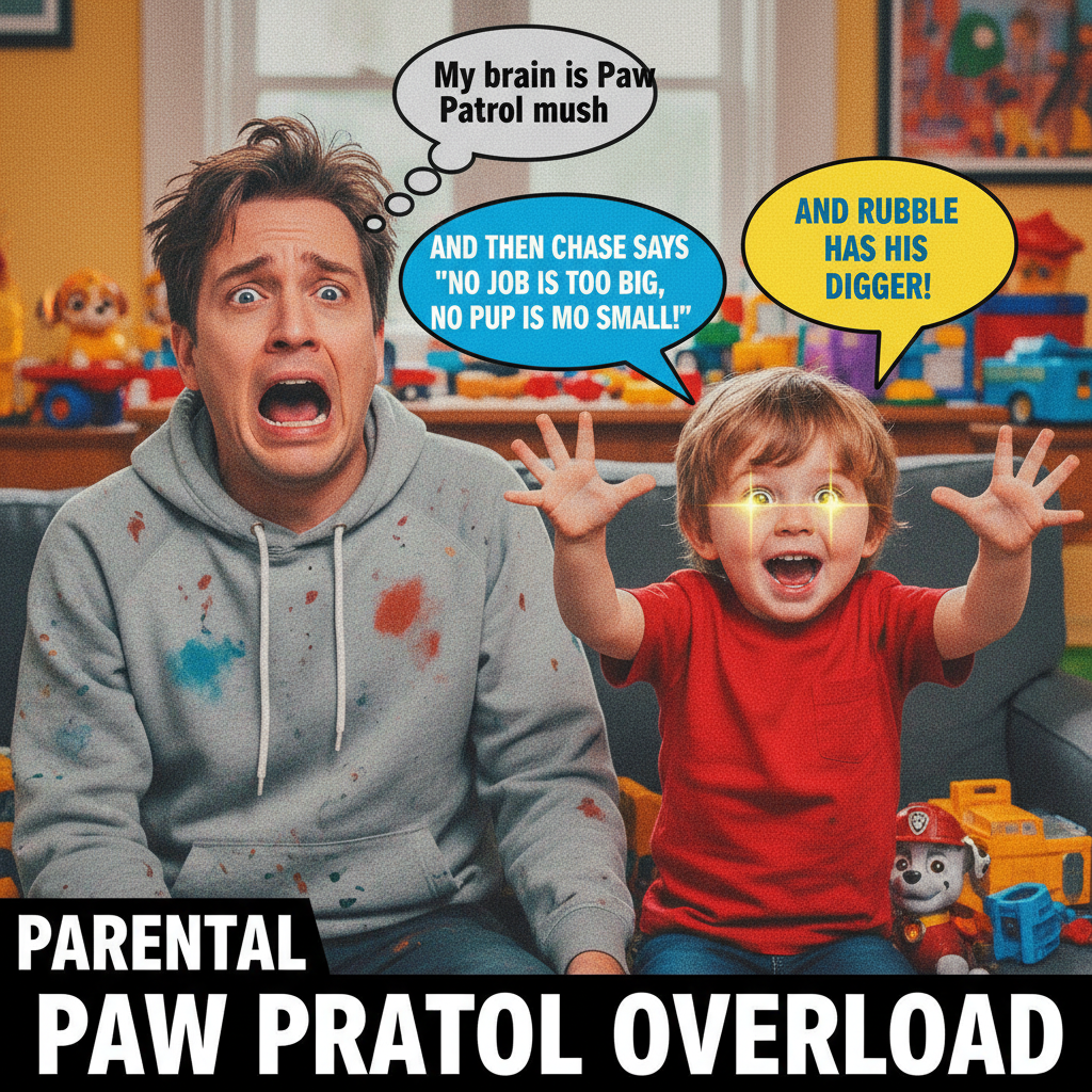 My toddler just explained the plot of 'Paw Patrol' to me for 20 minutes. I understood none of it.