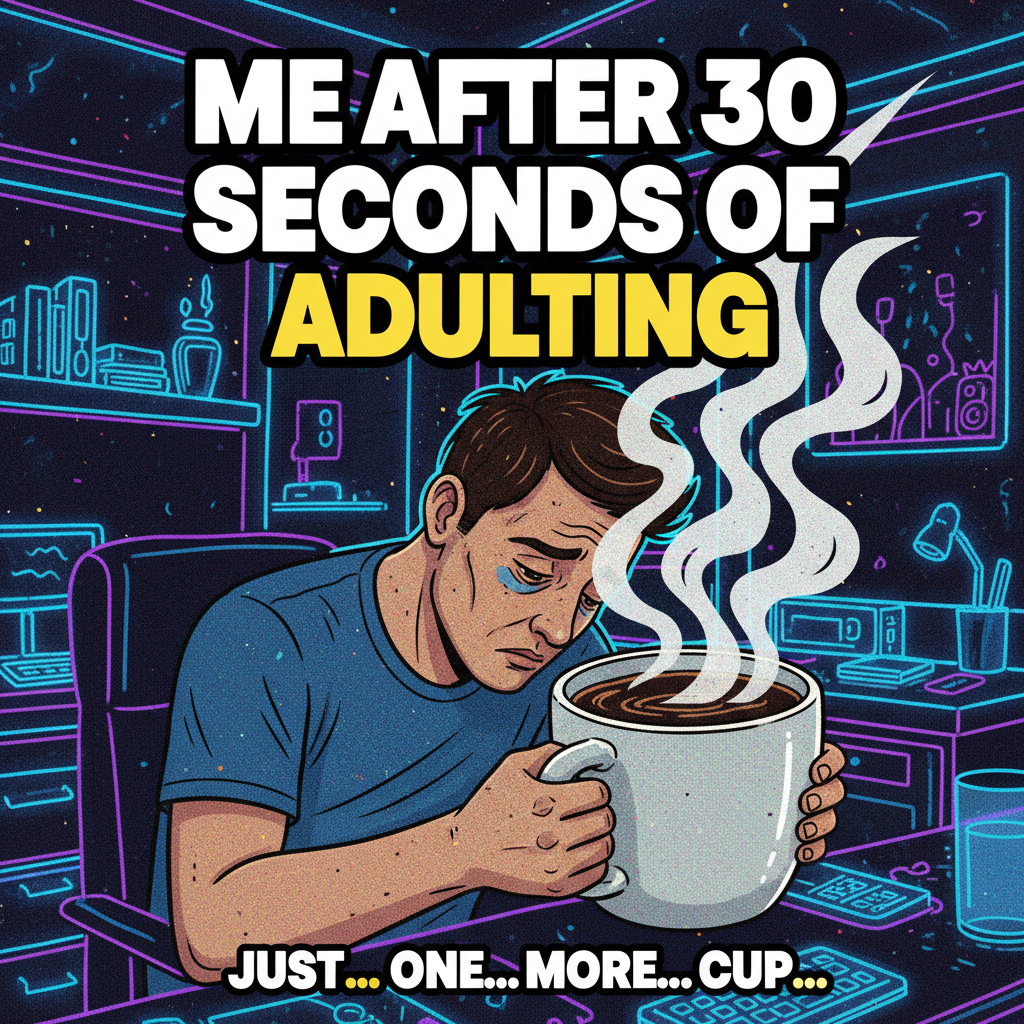 My blood type is coffee. My spirit animal is a triple espresso shot. Don't talk to me before 9 AM.