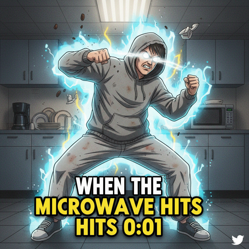 Me trying to use anime logic in real life: 'I'll just power up and win this argument!'