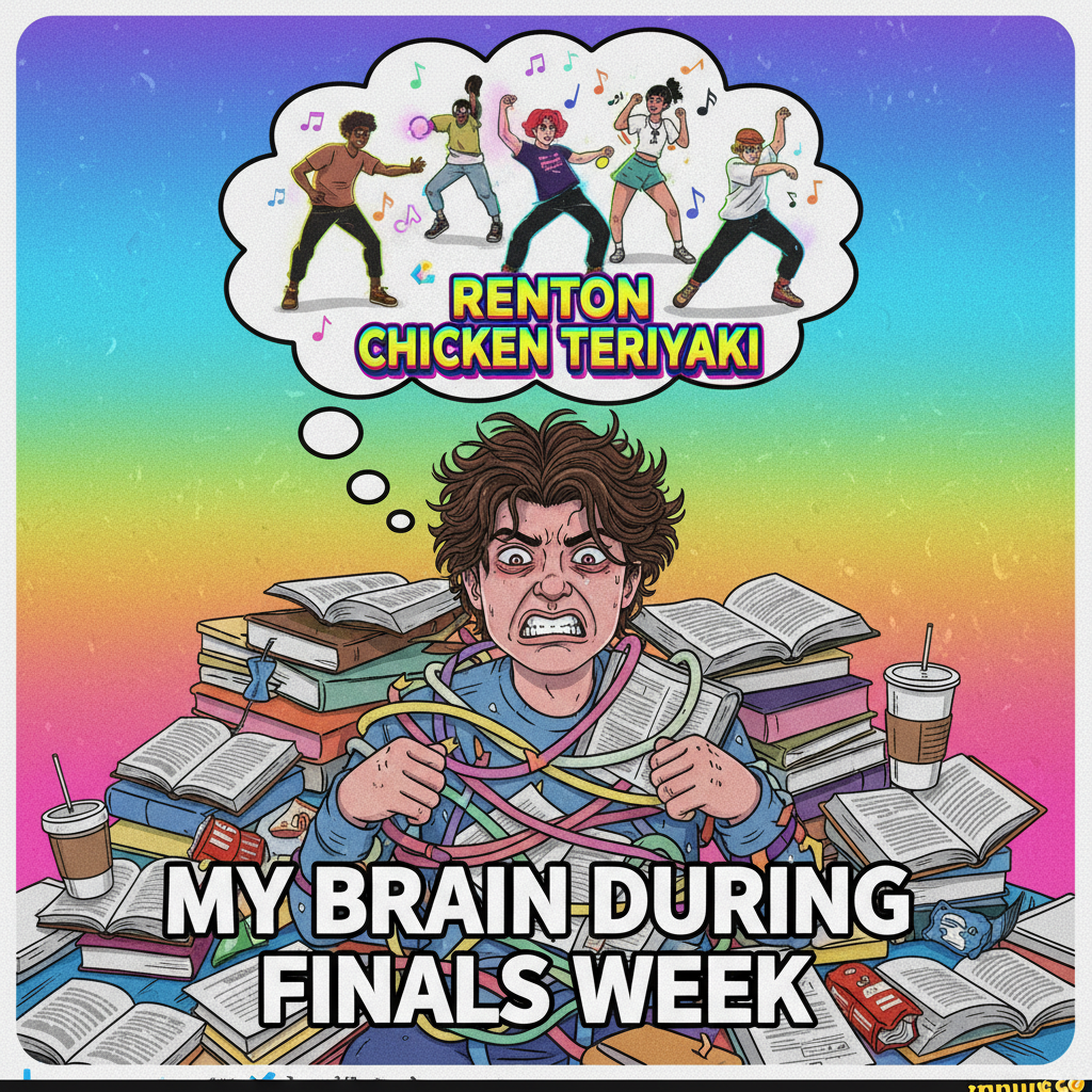 My brain during exams: 'You remember the quadratic formula, right?' Me: 'Is that a new TikTok dance?' #StudentLife