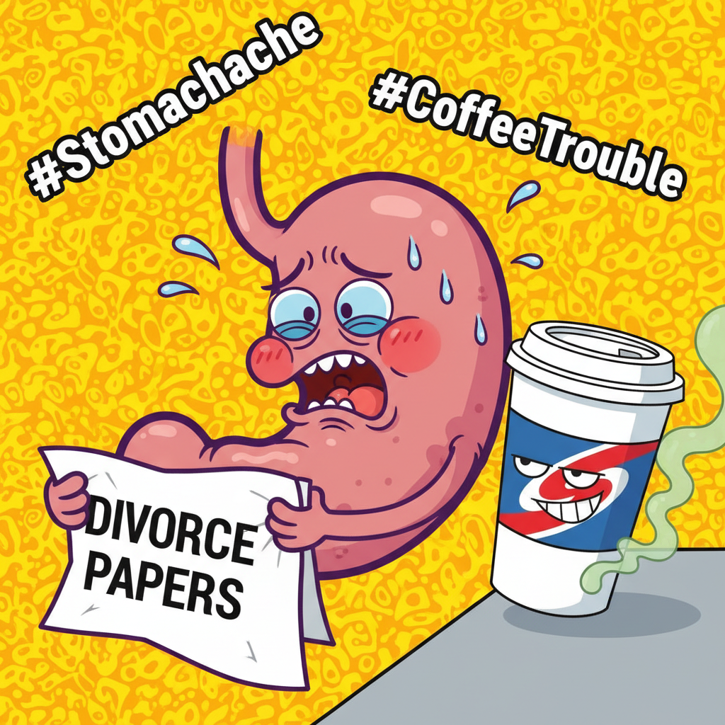 Road trip rule #1: Never trust the gas station coffee. My stomach just filed for divorce.