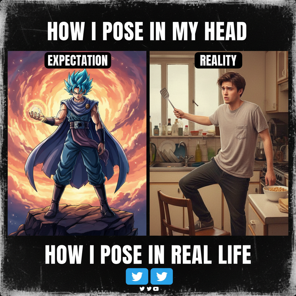 My brain trying to use anime logic in real life situations. It never works.