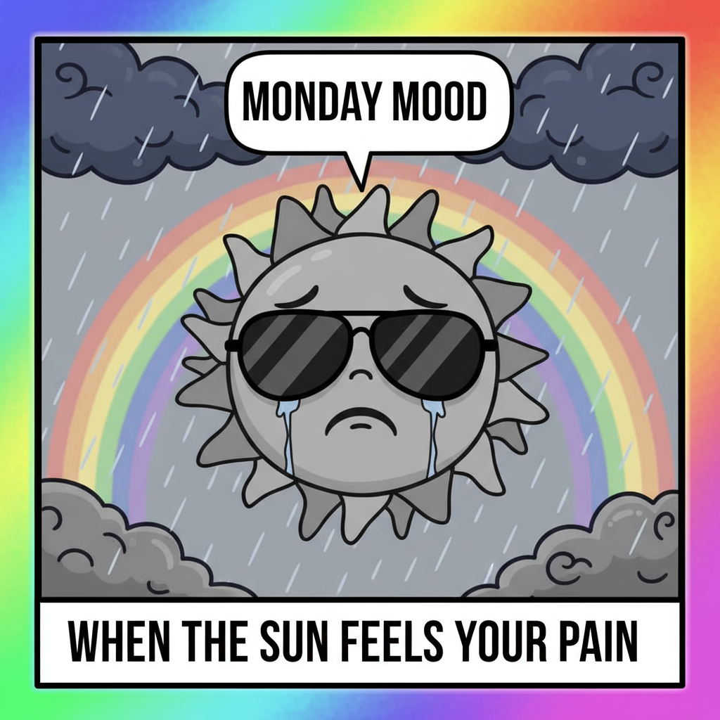 My seasonal depression is sponsored by cloudy skies and my own thoughts.