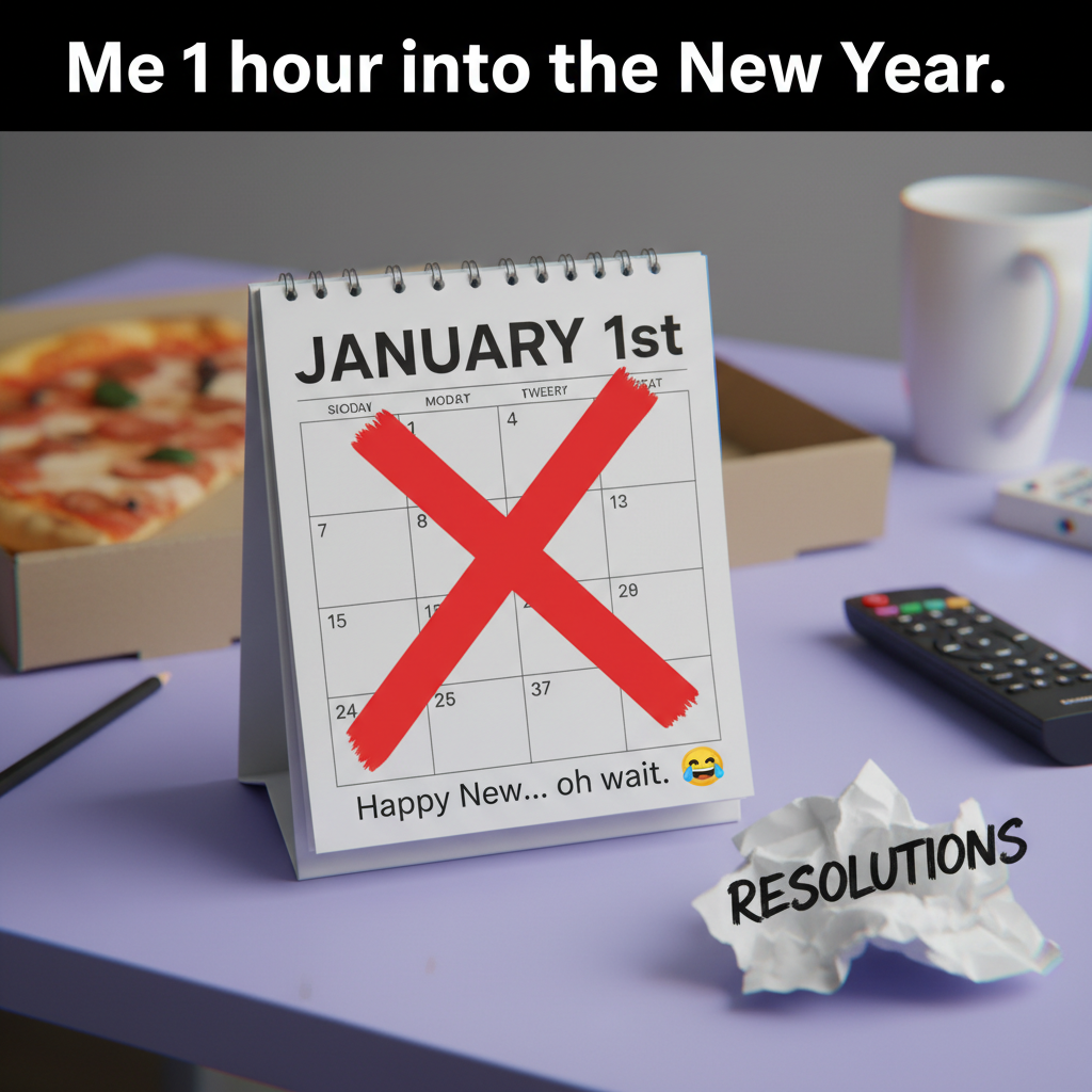 My New Year's Resolution lasted exactly 3.5 hours. New record!