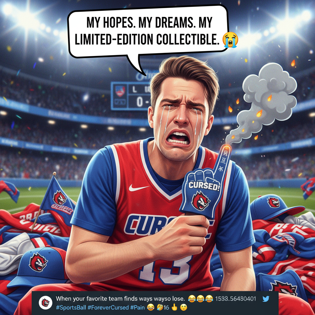 My team lost. I'm legally required to burn all my merch now, right?