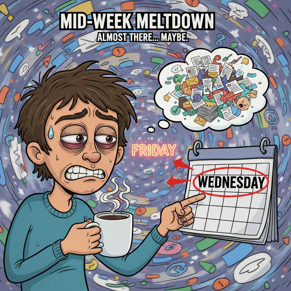 My brain cells trying to survive until Friday like...