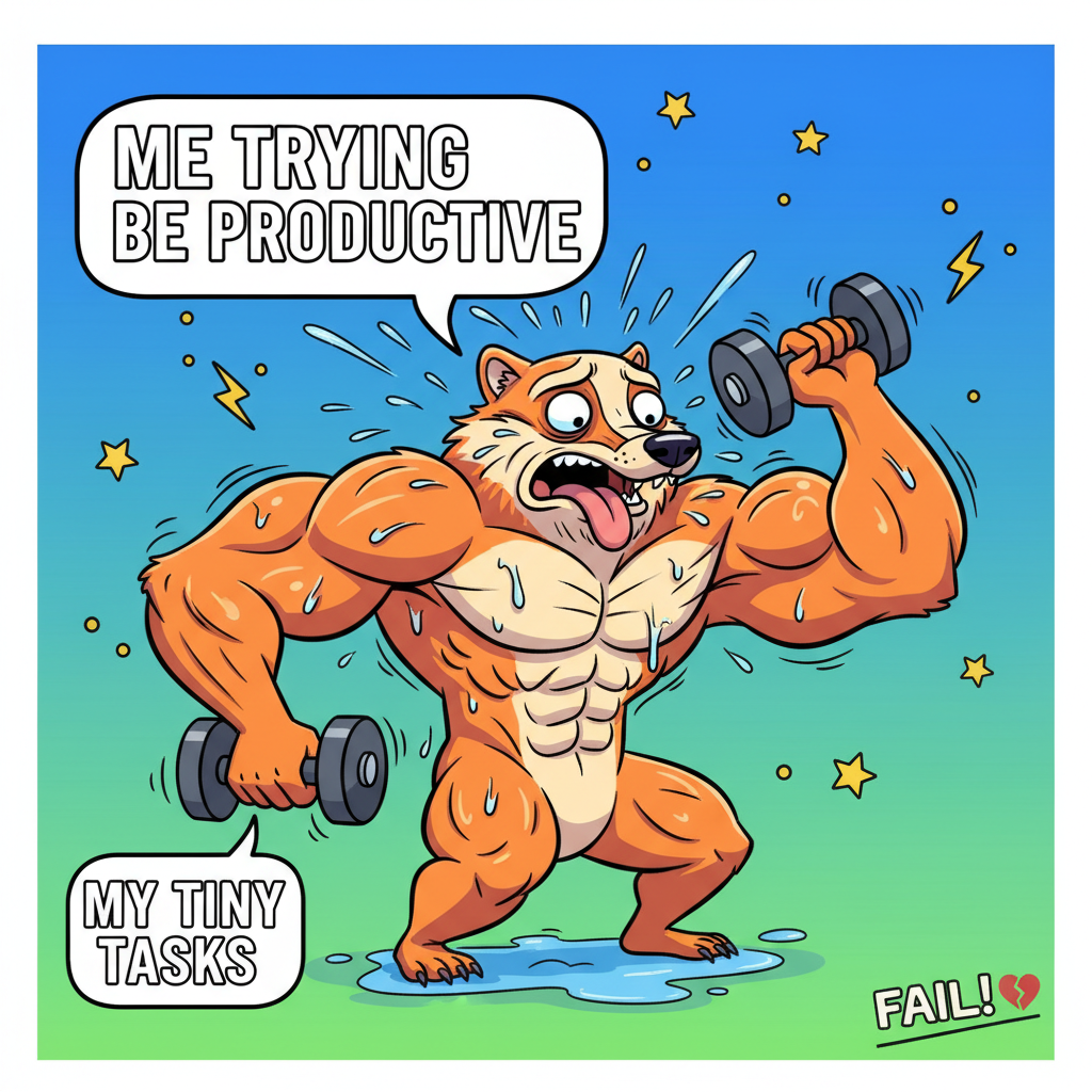 Went to the gym. Did one rep. Now I'm sore for a week. Send help.