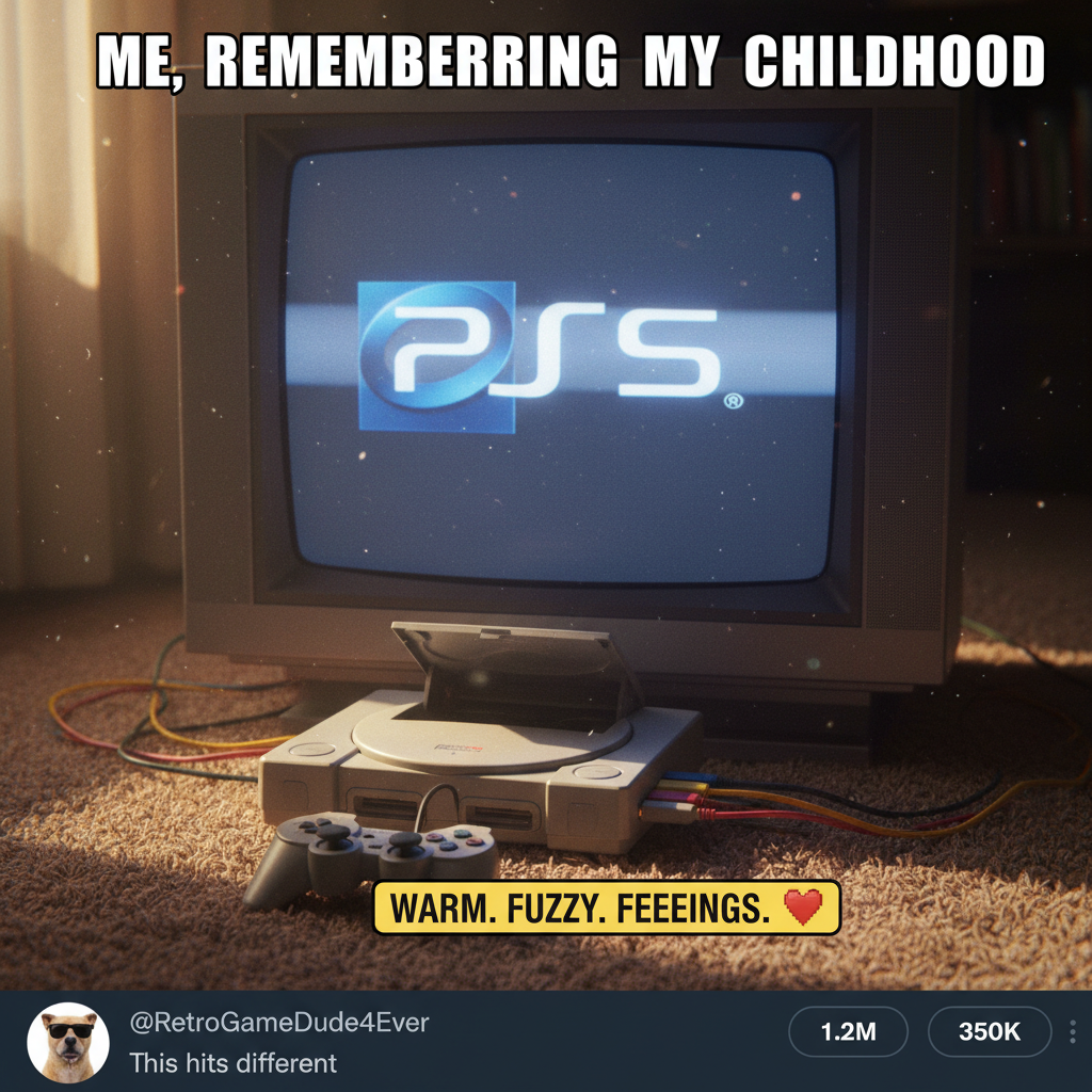 Hearing the PS2 startup sound still gives me chills. Simpler times.