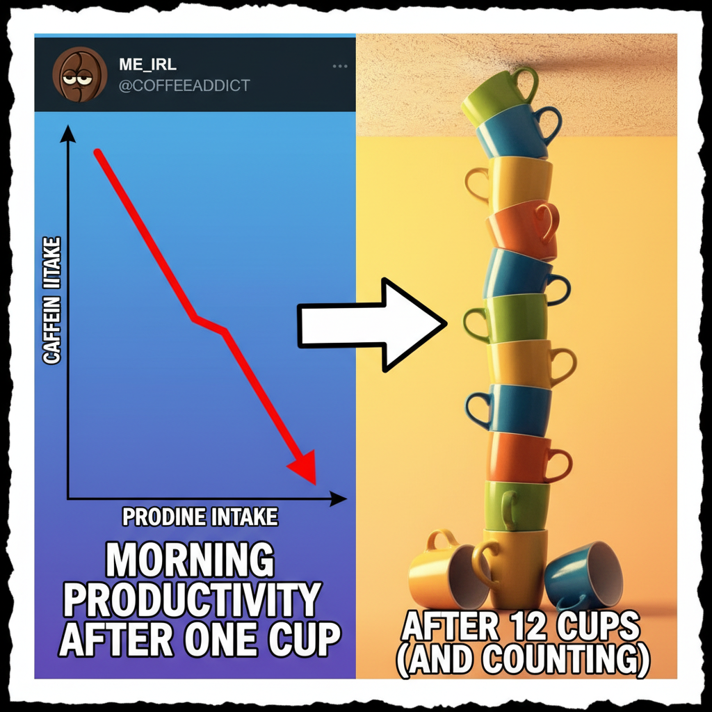 My brain cells during winter: 📉 My coffee intake: 📈 #SeasonalDepression