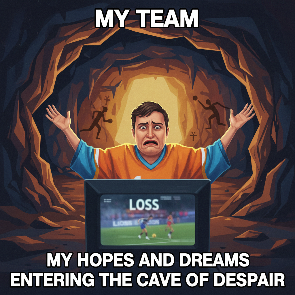 My team lost by 1 point. Time to delete all social media and move to a cave.