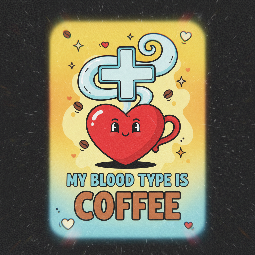 My blood type is coffee. My love language is also coffee. #CaffeineAddict