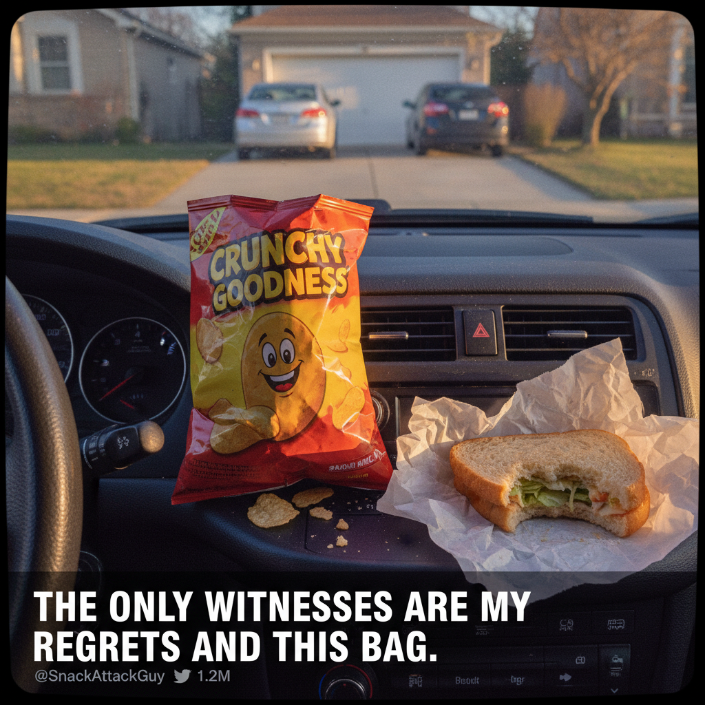 Road trip snacks: 80% consumed before we left the driveway.