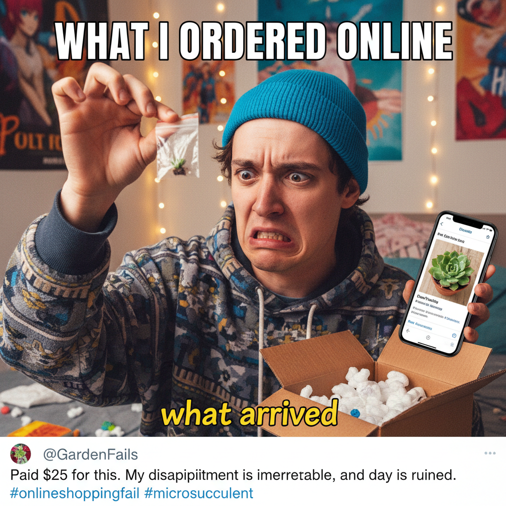 Online shopping regrets hit different when the package arrives and you're like '...what is this?'