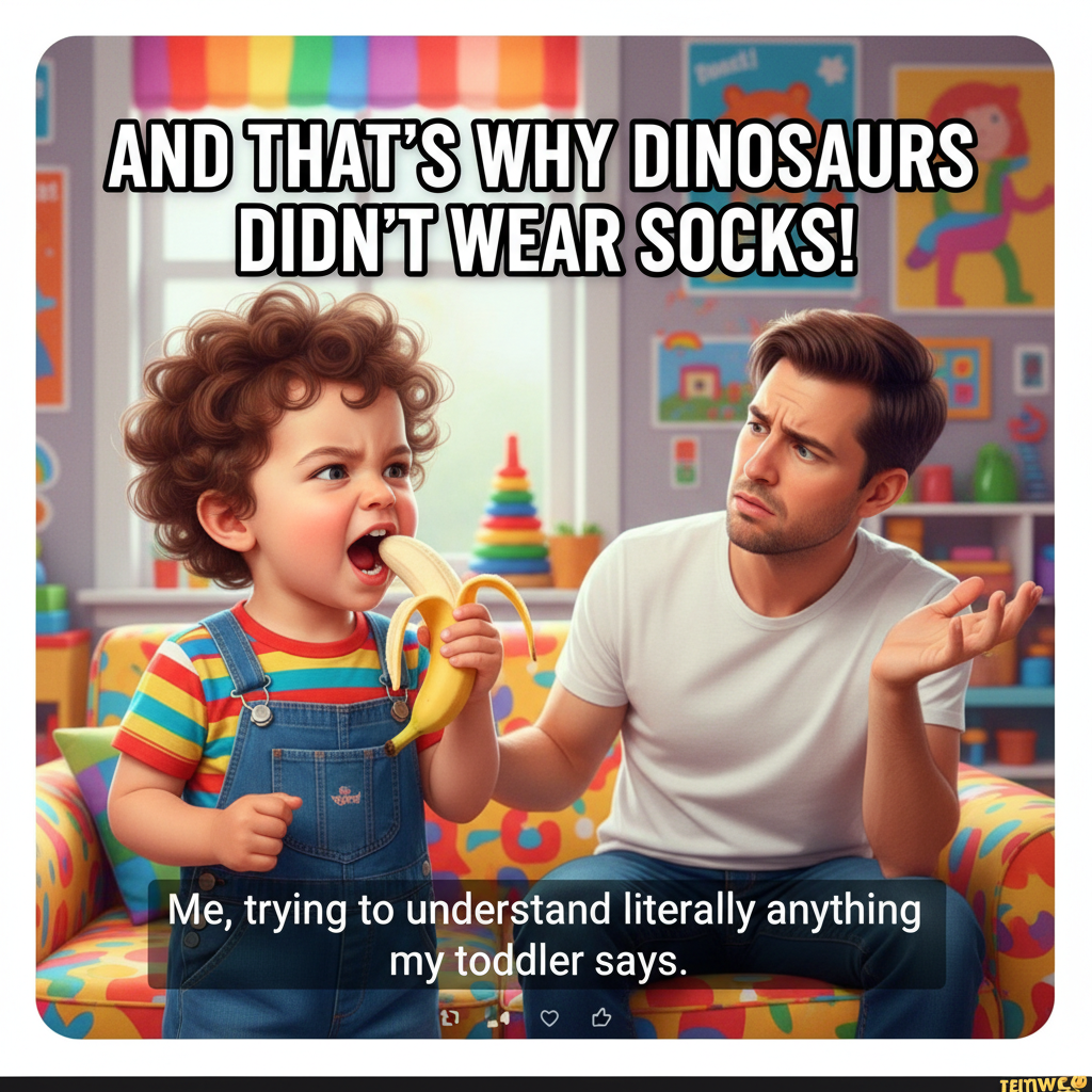 My toddler just explained quantum physics using a banana. I'm pretty sure I understood none of it.