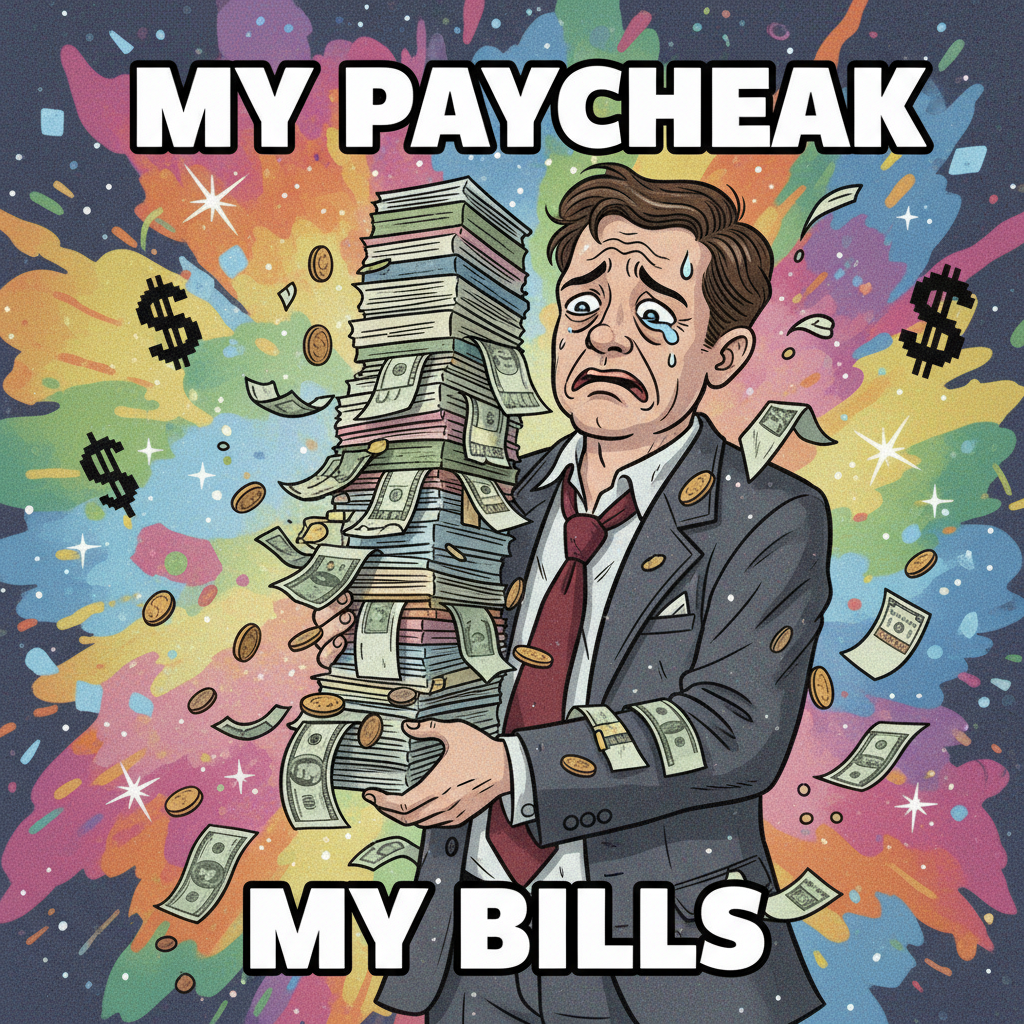 My adulting checklist: 1. Pay bills. 2. Pretend I know what I'm doing. 3. Cry silently.