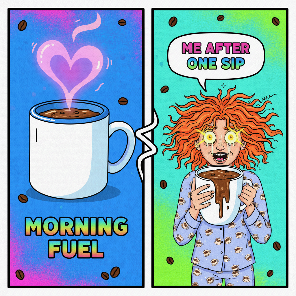 My blood type is coffee. My spirit animal is a triple espresso.