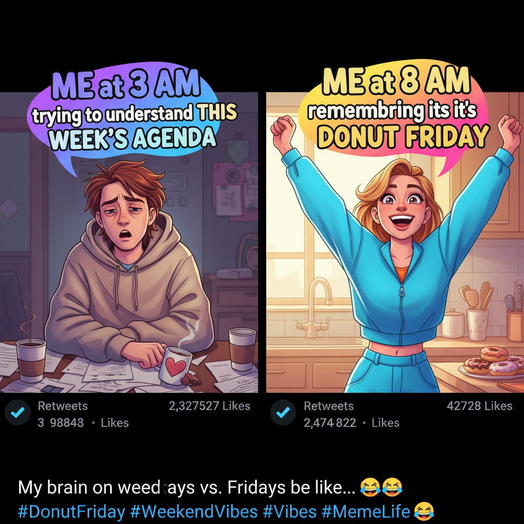 My brain on Monday morning vs. my brain on Friday at 5 PM. Two different people.