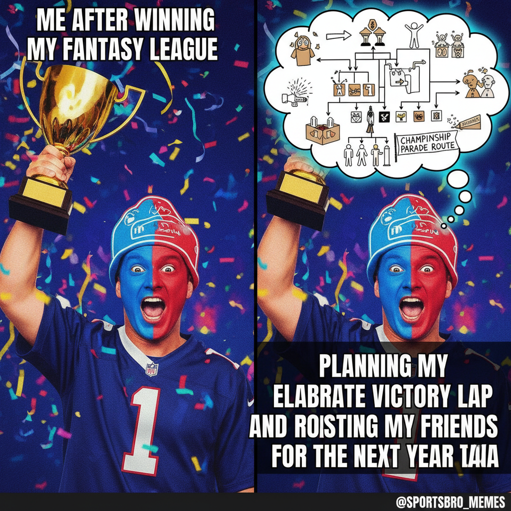 My team won. I'm already planning the parade route and naming my firstborn after the MVP.