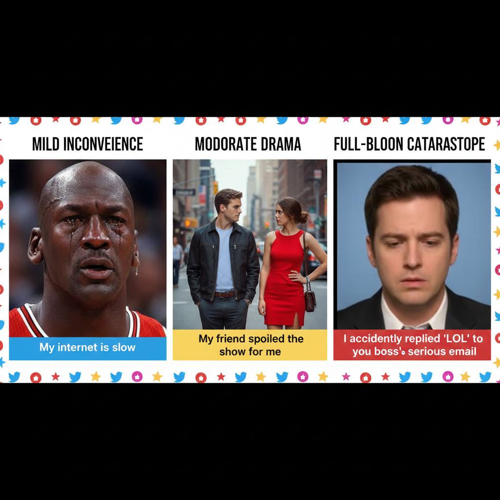 Me reacting to literally any minor inconvenience. *insert dramatic celebrity meme*