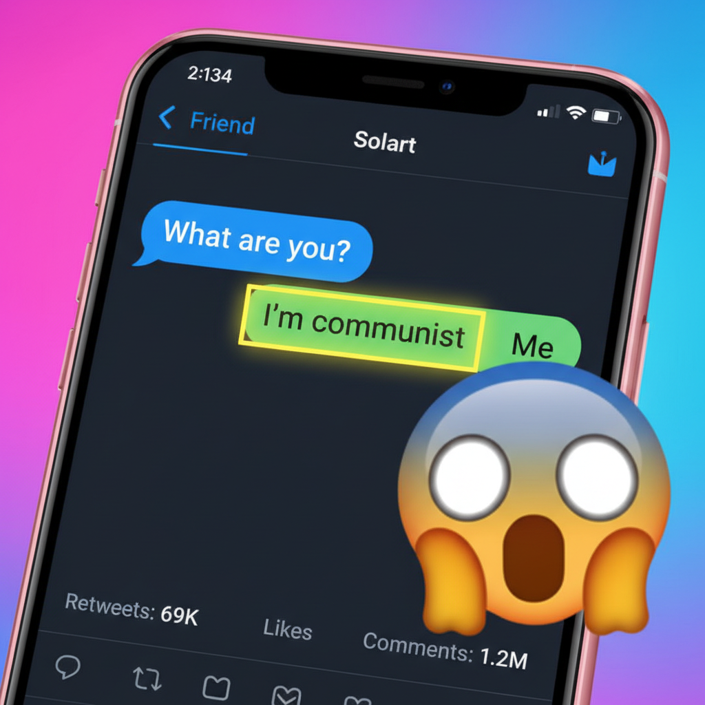 Autocorrect just changed 'I'm coming' to 'I'm communist'. Send help.
